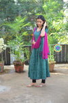 Aqua Bhadhini Anarkali With Dupatta Sets