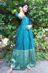 Aqua Zari Long Dress Ethnic