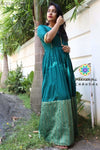 Aqua Zari Long Dress Ethnic