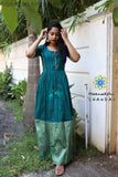 Aqua Zari Long Dress Ethnic