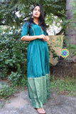 Aqua Zari Long Dress Ethnic