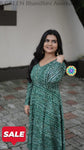B Green Bhandhini Anarkali Small Anarkali