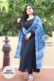Black Georgette Anarkali - D01 (Edd 12-15 Days) Sets