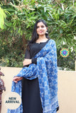 Black Georgette Anarkali - D01 (Edd 12-15 Days) Sets