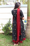 Black Anarkali With Dupatta Sets