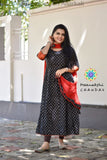 Pre-Order 25 Days Black & Rustic Jaipuri Anarkali Sets