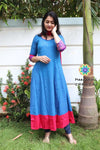 Blue And Merron Anarkali Anarkali