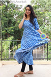 Blue Jaipuri Anarkali Anarkali