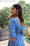 Blue Jaipuri Anarkali Anarkali