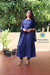Blue Self Sequence Anarkali Limited Edition