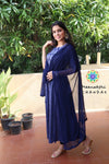 Blue Self Sequence Anarkali Limited Edition