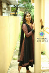 Brown Bhadhini Anarkali With Dupatta Sets