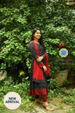 Black Bhadhini Anarkali With Dupatta Sets