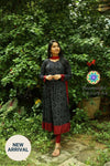 Black Bhadhini Anarkali With Dupatta Sets