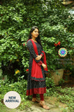 Black Bhadhini Anarkali With Dupatta Sets