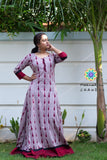 Grey & Merron Ikat Long Maxi Dress Ethnic