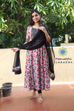 Grey Sequence Anarkali With Dupatta Limited Edition