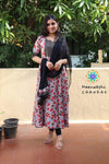 Grey Sequence Anarkali With Dupatta Limited Edition