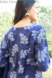 Indigo Floral Kurta Cord Set Sets