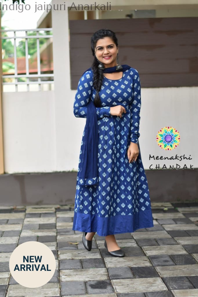 Indigo Jaipuri Anarkali Sets