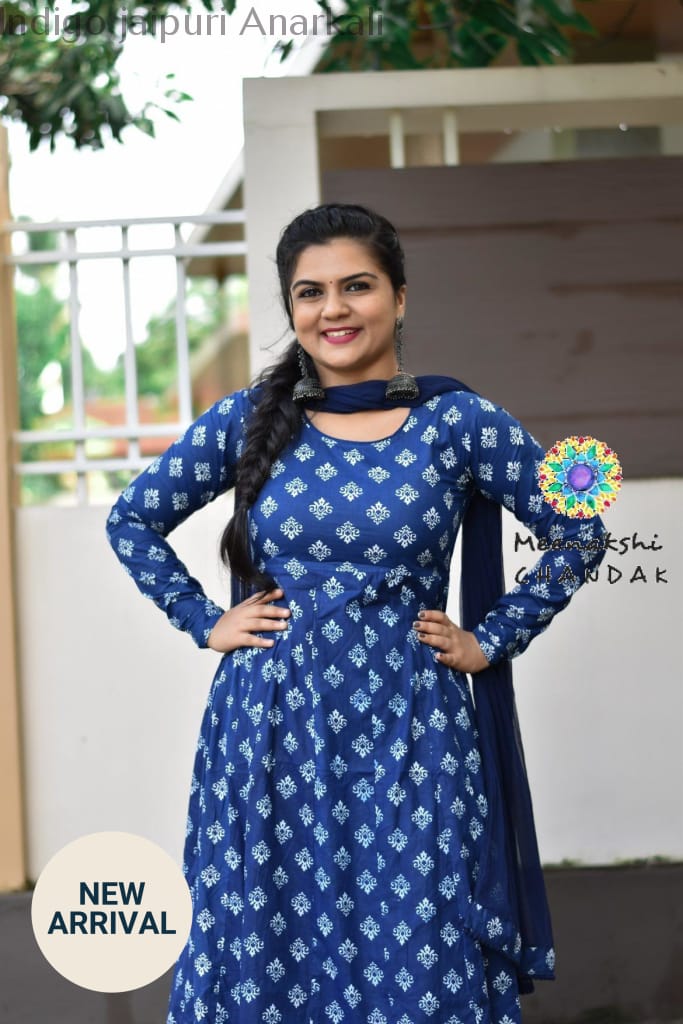 Indigo Jaipuri Anarkali Sets