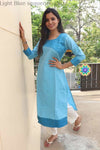 Light Blue Sequence Kurta Kurtas
