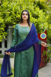 Mild Green & Banaras Anarkali Sets