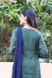 Mild Green & Banaras Anarkali Sets