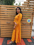 Mustard Bhandhini Anarkali Anarkali