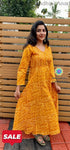 Mustard Bhandhini Anarkali Anarkali