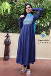 Navy Blue & Banaras Anarkali Sets