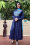 Navy Blue & Banaras Anarkali Sets