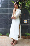 Off White & Golden Kurta Kurtas