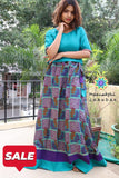 Purple & Aqua Skirt Set S Limited Edition