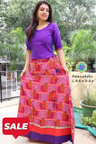 Red & Purple Skirt Set S Limited Edition