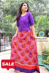Red & Purple Skirt Set Limited Edition