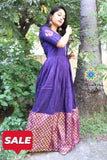 Violet Long Zari Dress S Ethnic