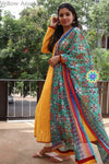 Yellow Anarkali With Dupatta Sets