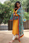 Yellow Anarkali With Dupatta Sets