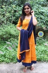 Yellow Anarkali With Dupatta Sets